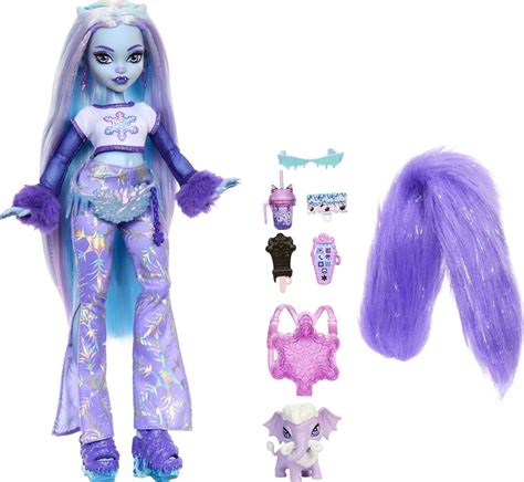 Monster High Doll, Abbey Bominable Yeti Fashion Doll with Accessories ...