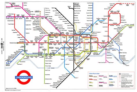 Printable London Tube Map