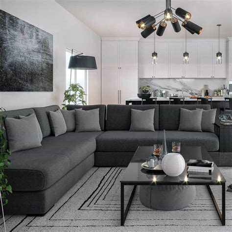 34 Gray Couch Living Room Ideas [Inc. Photos] - Home Decor Bliss | Gray ...