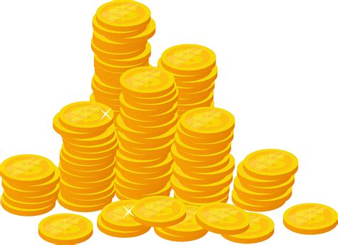 Gold Coins Stack Png