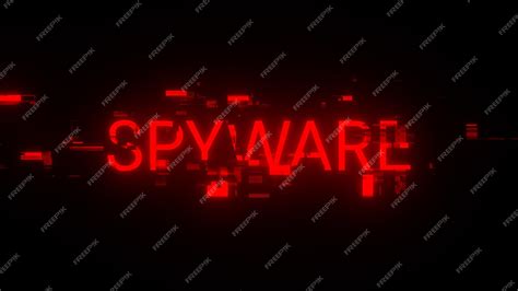 Premium Photo | 3D rendering spyware text with screen effects of ...