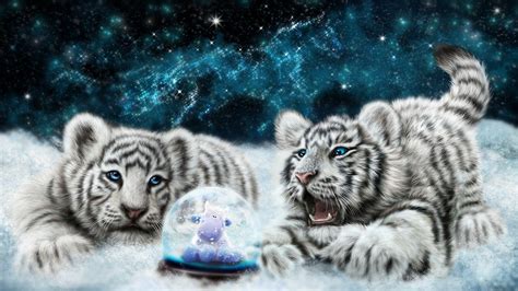 White Tiger Cubs Wallpaper - WallpaperSafari