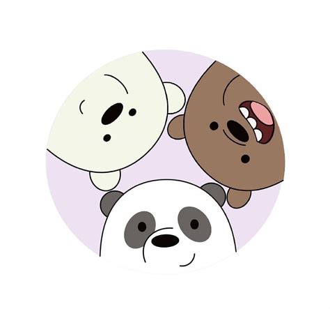 My version of We Bare Bears 💞 #art #illustrator #adobe #flaticons #icon ...