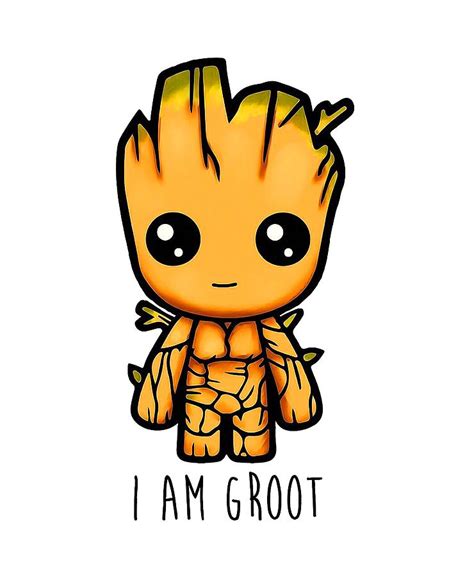 I Am Baby Groot Digital Art by Zulkarnain Sudibya - Fine Art America