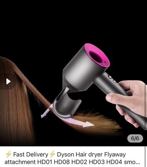 Dyson Hair Dryer attachments x2 (from Shopee), TV & Home Appliances ...