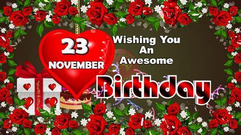 Happy Birthday 23 November - Kaushik Venkatesh