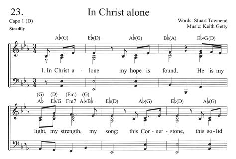 In Christ alone — Hymnology Archive