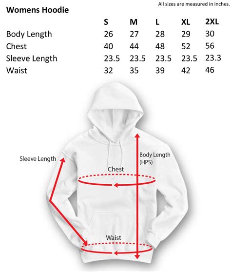 Gildan Hoodie Size Chart Gildan 18500 Size Chart Gildan Hooded ...