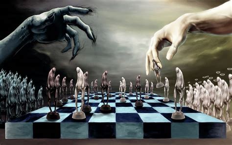 Chess, hands, fantasy, game, black, white, HD wallpaper | Peakpx