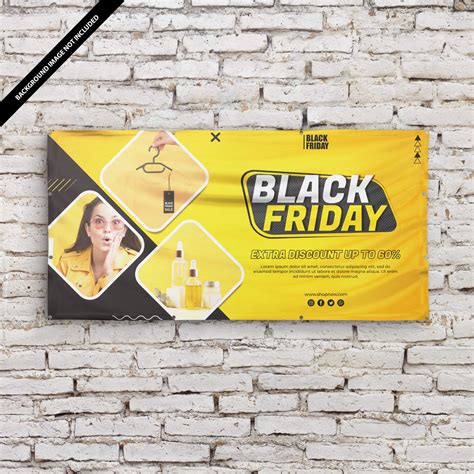 Free Vinyl Banner Mockup PSD Template - Mockup Den