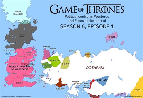 GOT S6E1 | Game of thrones map, Westeros, Game of thrones