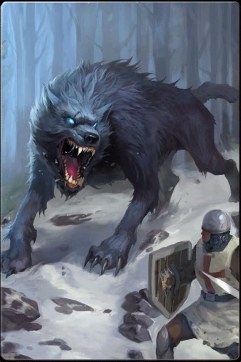 Pin by Blue Whitefang on WeReWoLF | Character art, Fantasy wolf, Dire wolf