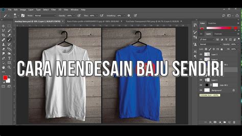 Cara desain baju menggunakan photoshop - YouTube