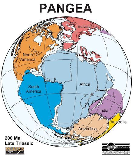 Pangea Map Labeled - Bing Images | Bible study printables, Earth ...