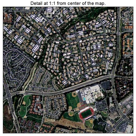 Aerial Photography Map of Laguna Hills, CA California