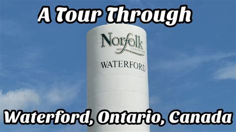 A Tour Through Waterford, Ontario, Canada 🇨🇦 - YouTube