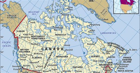 Map Of Canada Border Crossings