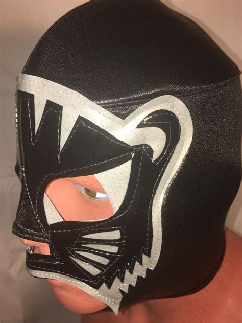 BLACK PANTHER WRESTLING-LUCHADOR MASK!! UNIQUE, AWESOME!!! HANDMADE ...