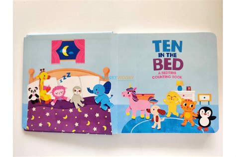 Ten in the Bed A Bedtime Counting Book BoardBook – – Booky Wooky