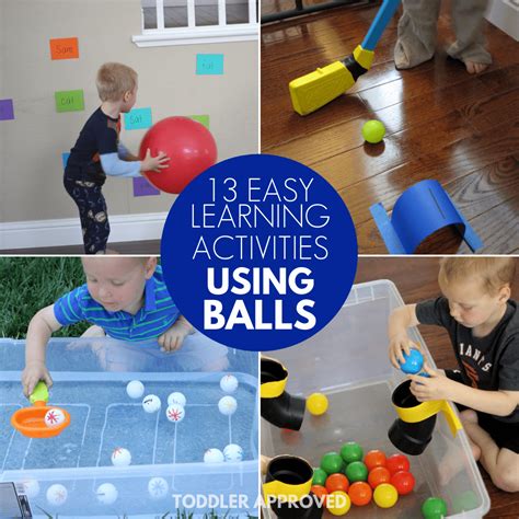 13 Simple Learning Activities Using Balls - Toddler Approved