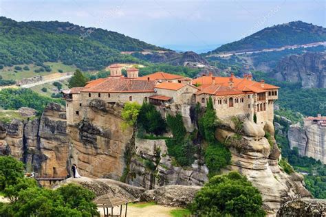 Meteora monasteries. Greece Stock Photo by ©znm666 129185108