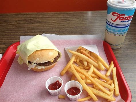 Famous Foster's Freeze burger and fries. | When I was in col… | Flickr