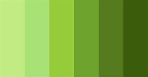 Parrot Green Shades Color Scheme » Green » SchemeColor.com