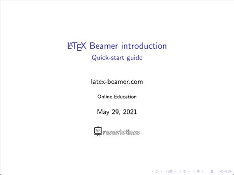 LaTeX Beamer introduction / Quick-start guide - LaTeX Beamer