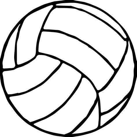 Volleyball Coloring Pages | Free download on ClipArtMag