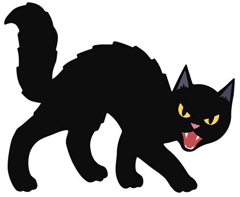 Black cat Kitten Halloween Clip art - cats png download - 3200*2620 ...