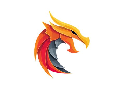 Dragon logo design free download vector file