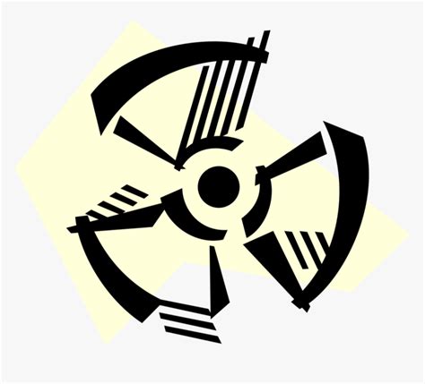 Vector Illustration Of Nuclear Fallout Radioactive - Radioactive Symbol ...