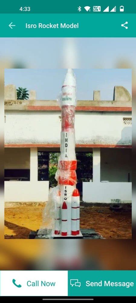 20th Century Painted ISRO Rocket Model For Schools at Rs 45000 in Delhi