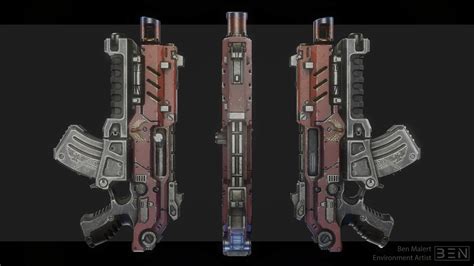 ArtStation - Warhammer 40k Bolter, Ben Malert