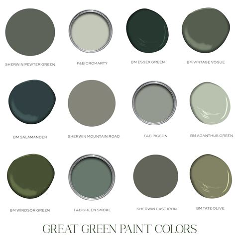 Green Color Paint