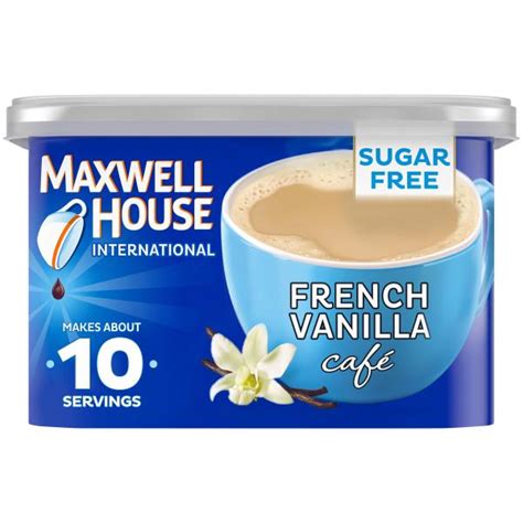 Maxwell House International French Vanilla Cafe-Style Sugar Free ...