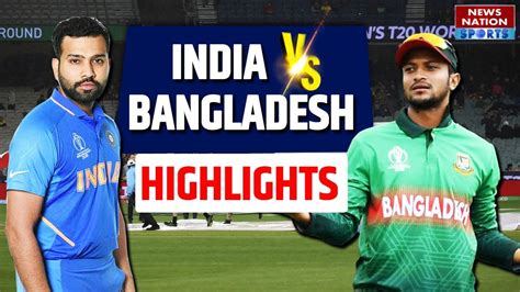 Highlights: Ind Vs Ban T20 World Cup 2022 Highlights | India Beat ...