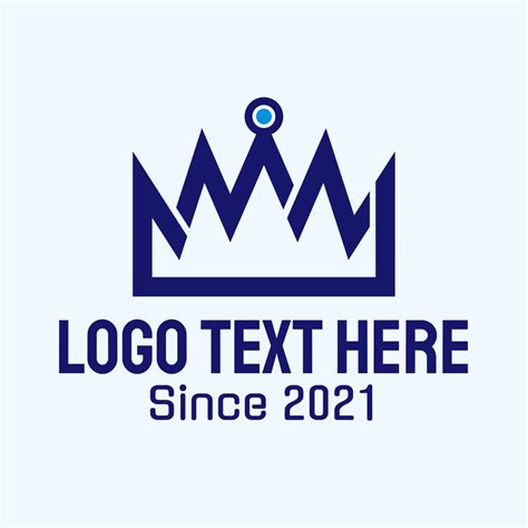 Blue Digital Crown Logo | BrandCrowd Logo Maker