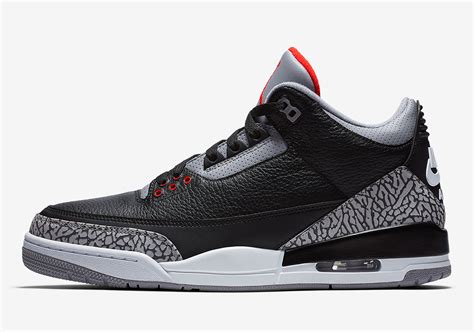 Jordan 3 Black Cement Official Images - 2018 Release Info | SneakerNews.com