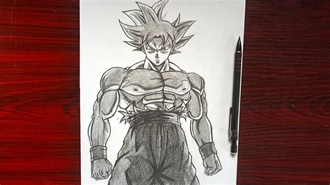 Goku Ultra Instinct Sketch Goku Art Drawings Goku Drawing Dragon | The ...