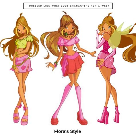 Winx Club Characters Flora