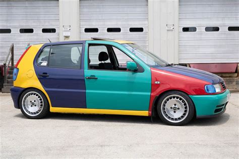 This 1996 VW Polo Harlequin Is '90s Fashion on Wheels