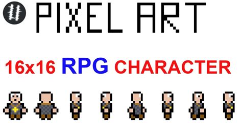 How To Pixel Art Tutorials [15] 16x16 Rpg Character 4 | Free Nude Porn ...