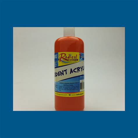 Student Poster Paint Orange Vermillion 500ml – Radical Paint