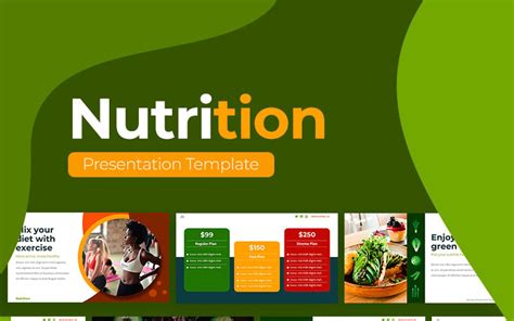 Nutrition PowerPoint template #81336 - TemplateMonster