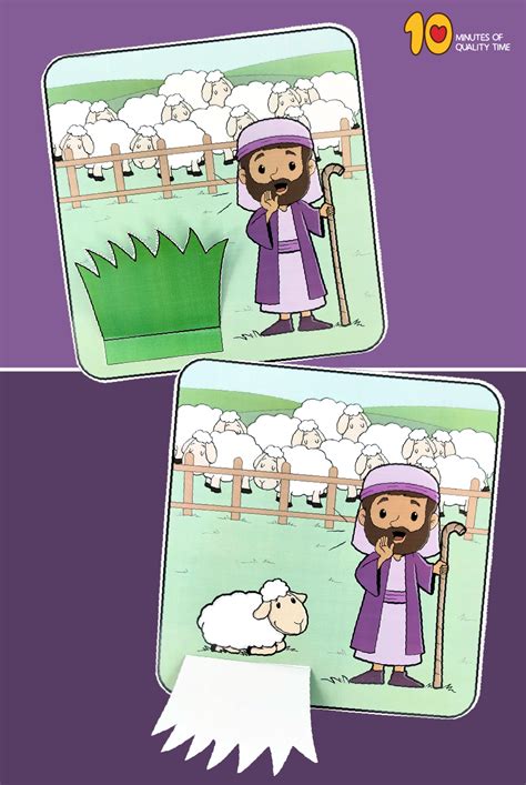 parable of the lost sheep craft ideas Ten Commandments Craft, Seed ...