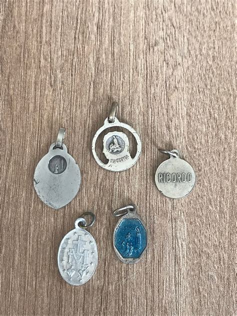 Vintage Catholic Saints Medals x 5 | Etsy