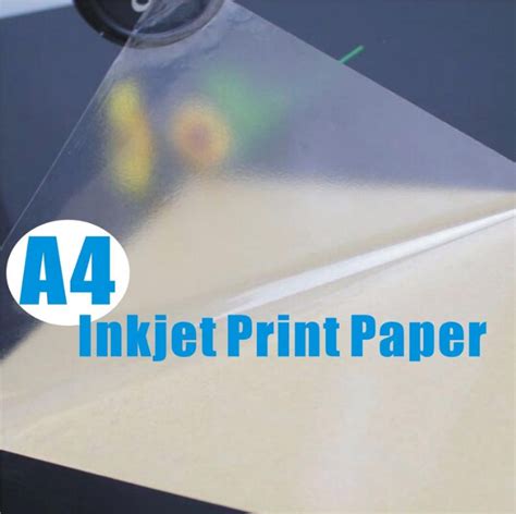 A3 Transparent Sticker For Laser Printer Anti-scratch Resistant 透明贴纸 ...