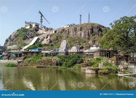 Pavagadh hill station stock image. Image of station - 198411611