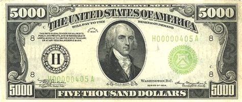 $100,000 bill: Which presidents are on money? - Periodic Presidents